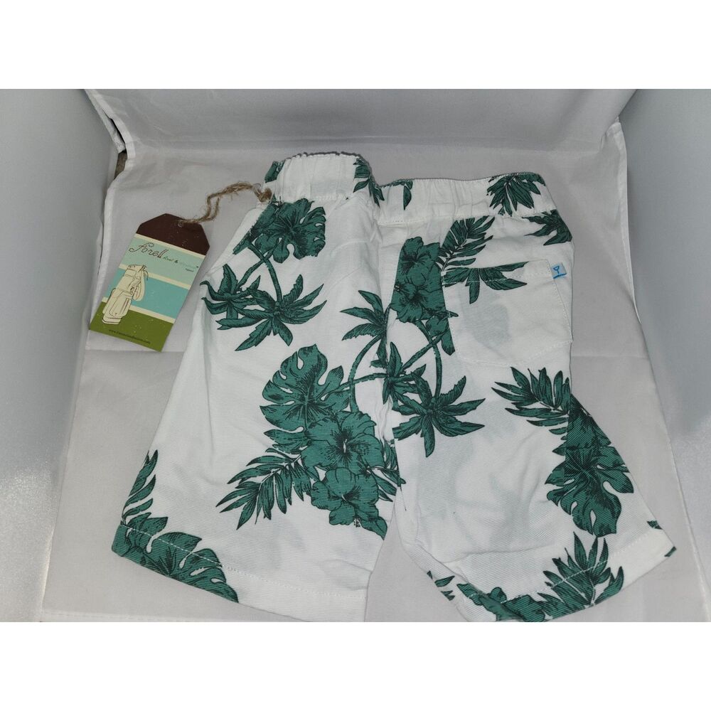 Fore Axel & Hudson Boys 3T White Tropical Print Shorts – NWT